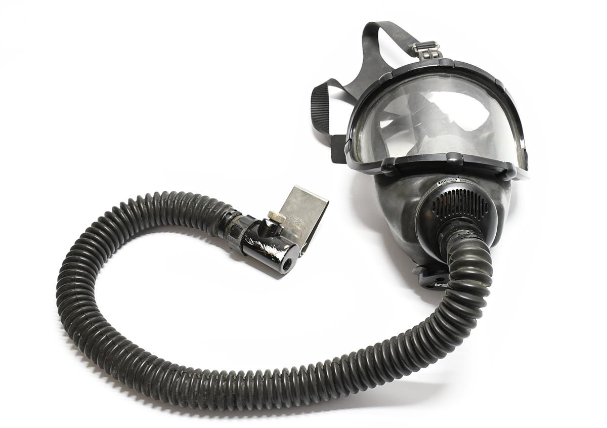 MSA Mask Ultravue Respirator Gas Mask MSA BM-13D-17 Strap Hose